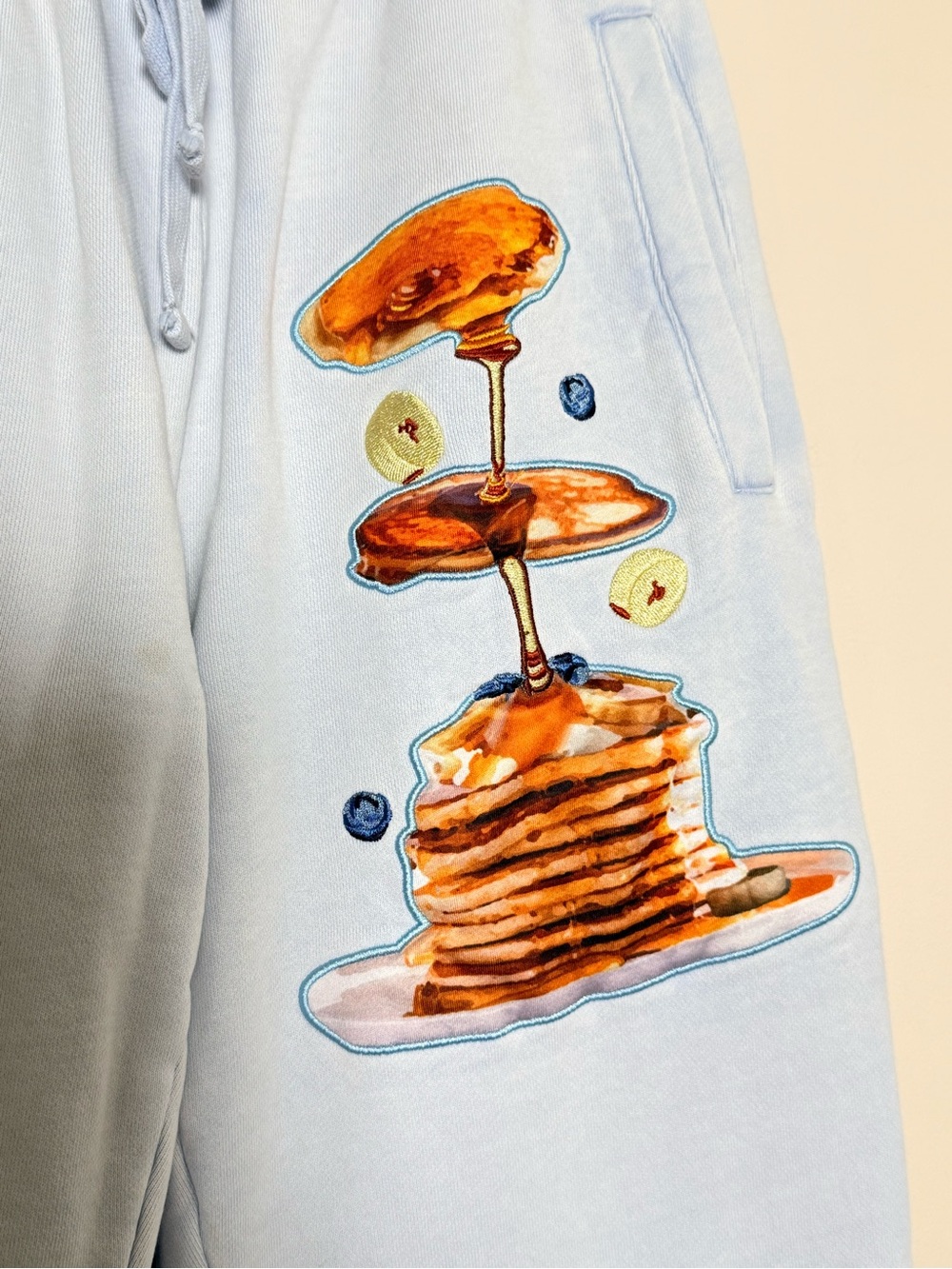 Mr. Eatwell x Holiday Inn Express LIMITED EDITION Pancakes Sweatpants - Picture 3 of 11